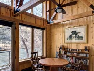 CABIN ON THE DESCHUTES - MAUPIN OREGON, Rick Wright Architect, Bend OR