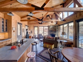 CABIN ON THE DESCHUTES - MAUPIN OREGON, Rick Wright Architect, Bend OR